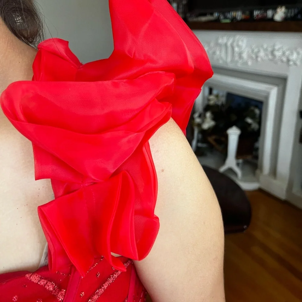 Red dress - Picture 3 of 8